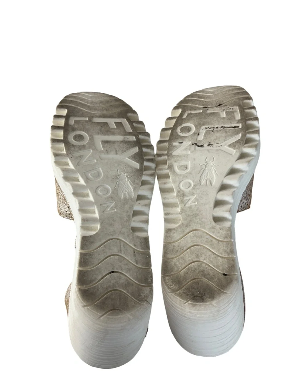 Fly London Yake Leather Wedge Sandals